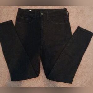 GAP Women's Black Rinse Universal Jeggings Hi Rise Jeans Size 10R
